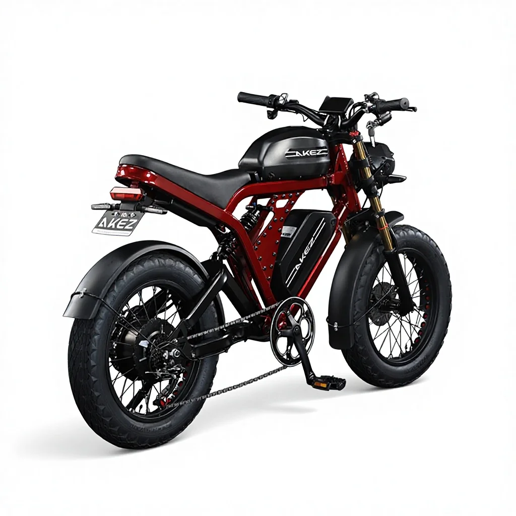 

1500W 52V 55Ah Aluminum Alloy Adult USA Stock Fat Tire Mountain Electric Bike Powerful Electric Bike with Strong Motor CE