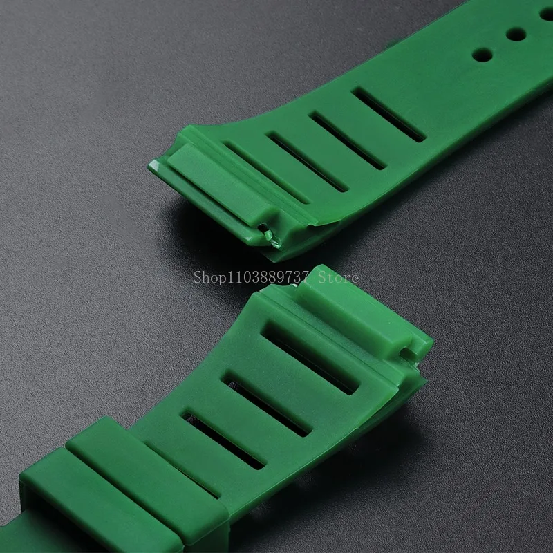 Silicone Sport Bracelets Men Women Watch Strap Soft Rubber WatchBand for Richard Mille Replacement Wristbelt Accessory 21mm*17mm