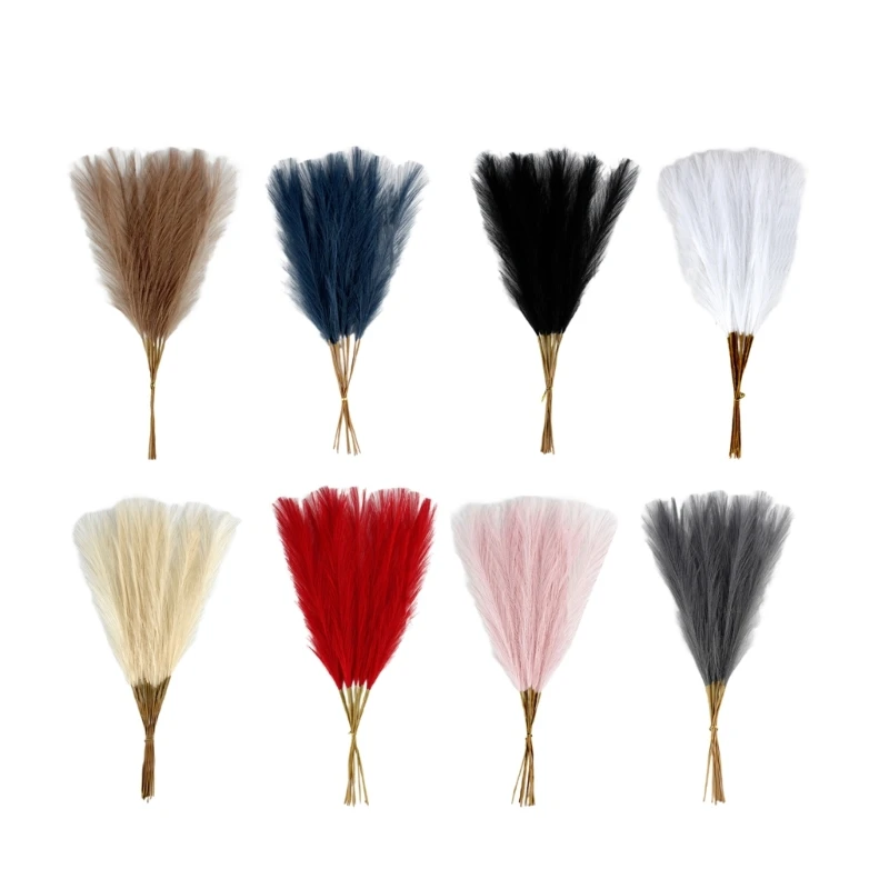 

30Pcs Artificial Pampasgrass Plant Realistic Pampasgrass Dried Flower Arrangement Home Decoration for Wedding Party