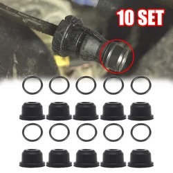 10Set For Audi Fiat Peugeot Citroen Skoda Seat VW Car Clutch Slave Master Cylinder Pipe Seal Repair Set Assecories 02F141143A