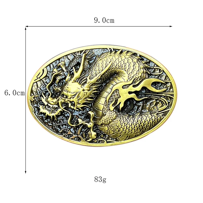 Fivela chinesa do cinto do dragão, estilo nacional