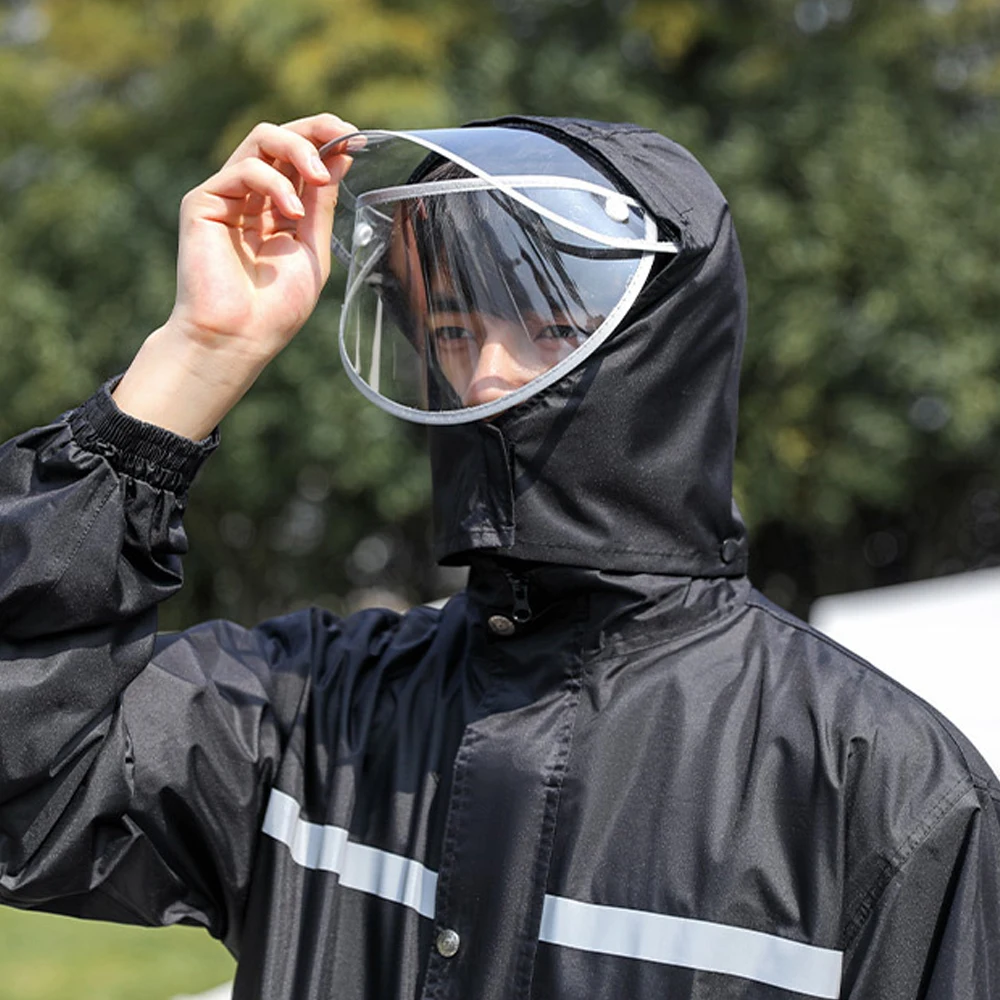 Full Body Raincoat for Men and Women, Split Riding,Reflective and Waterproof,Fishing Cloth, Suit Set, Rainstorm Prevention, A913
