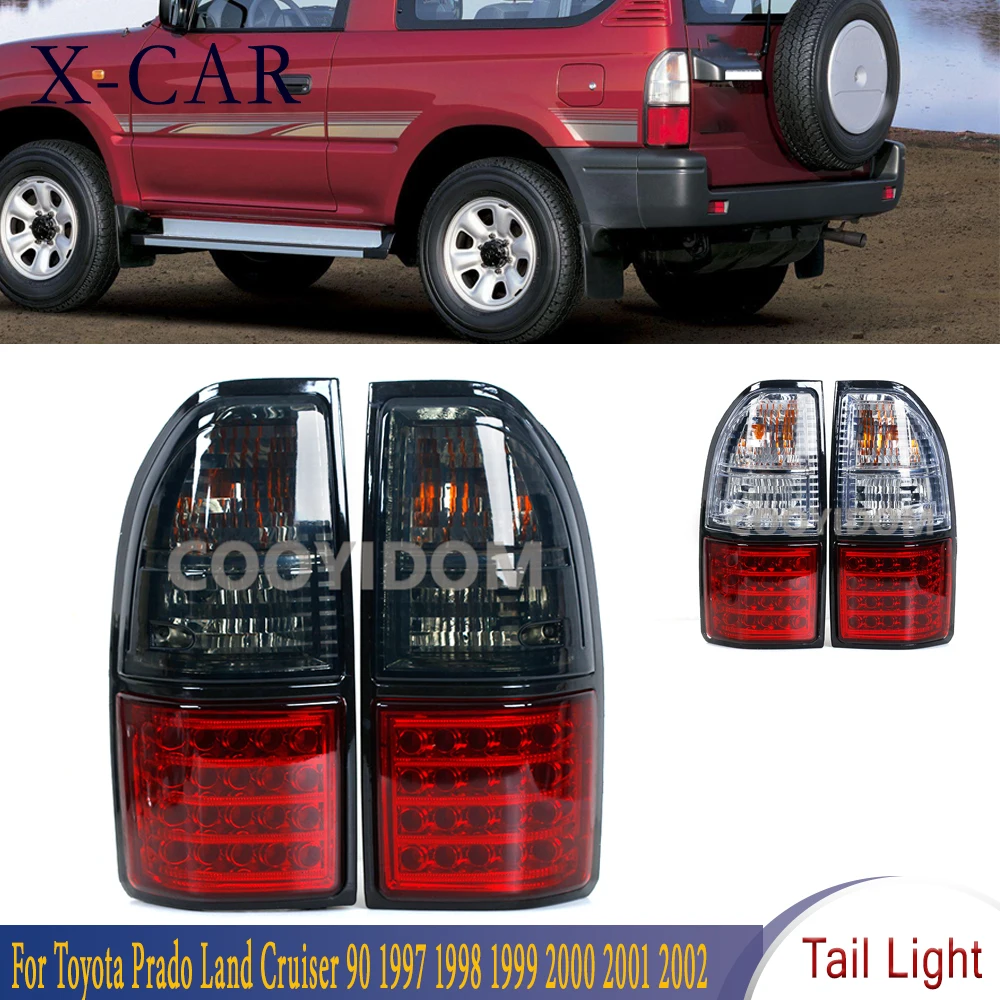 

X-CAR Turn Signal Warning Stop Fog Lamp Tail Car Brake LED Light For Toyota Prado Land Cruiser 90 1997 1998 1999 2000 2001 2002