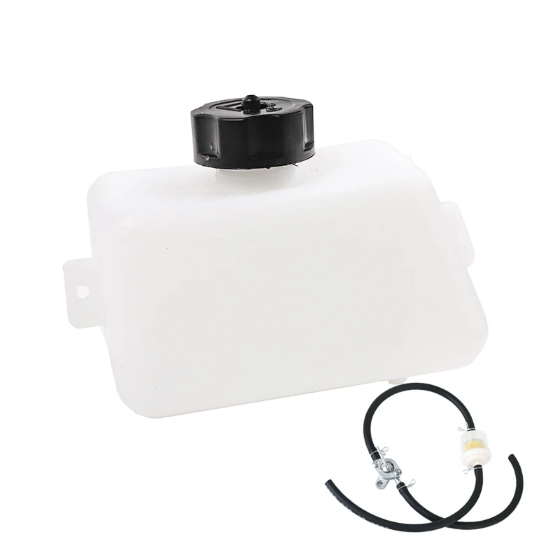 1L white Plastic Motorcycle Petrol Fuel Tank With Hose Switch For Mini Motor Dirt Bike Dirtbike Filter motorcycles Accessories