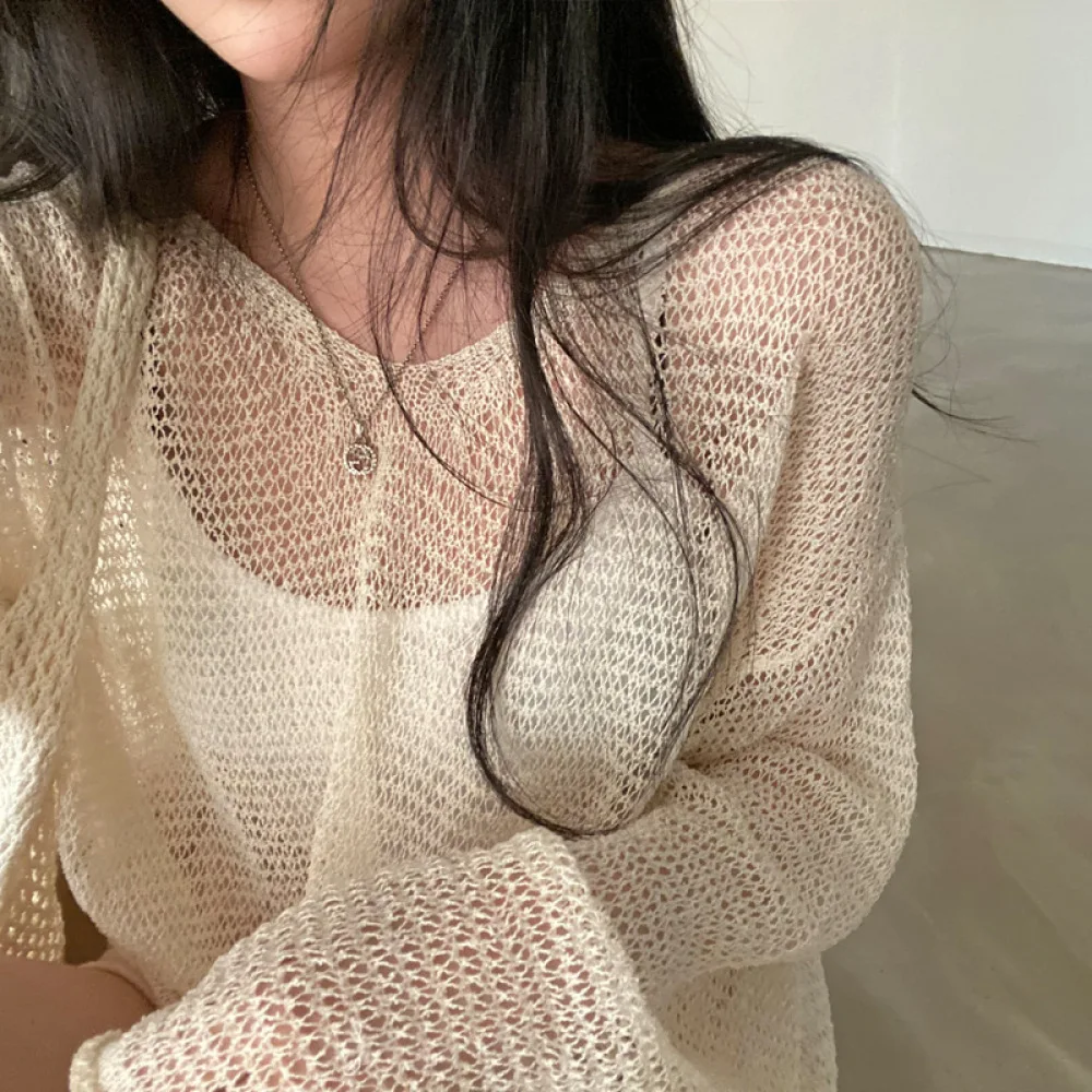 women-hollow-out-knitted-cardigan-summer-sun-protection-shirt-korean-style-loose-long-sleeve-beach-cover-up-casual-pullover