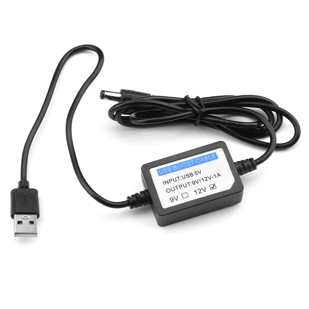 DC-DC 5 فولت إلى 9 فولت 12 فولت 1A تصعيد USB دفعة كابل خط الداعم محول طاقة محول USB سلك التوصيل 5.5x2.1 مللي متر ل موصل الطاقة #2