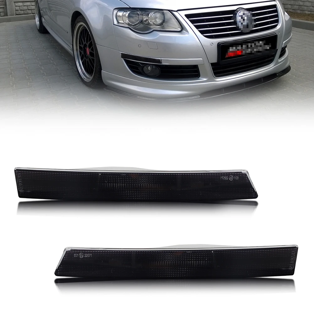 

2 шт. передний угловой боковой габаритный фонарь, предупреждающий указатель поворота, парковочный фонарь для 2006 2007 2008 2009 2010 Volkswagen Passat