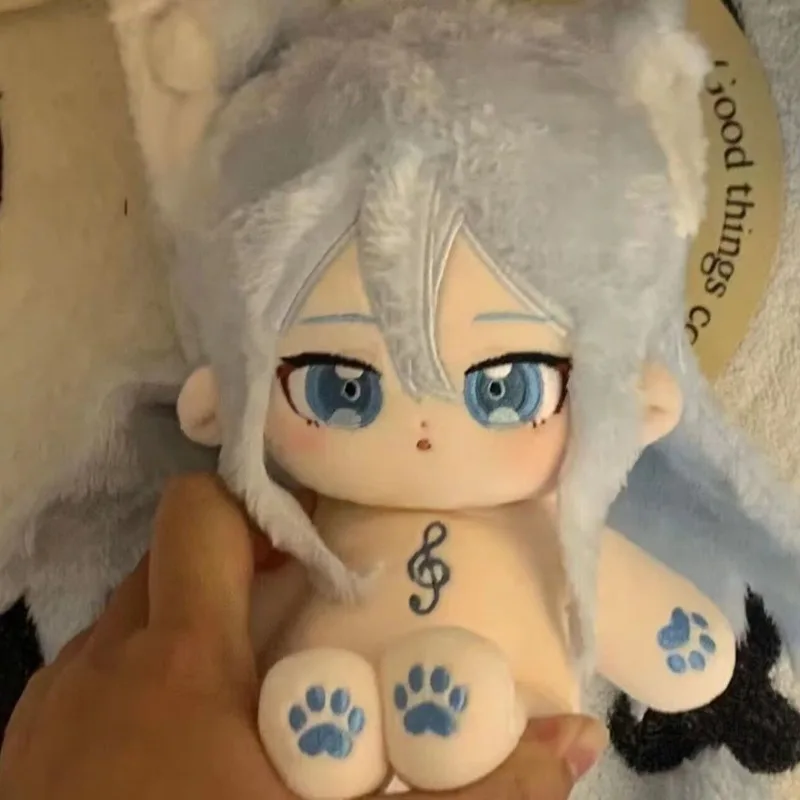 

Project Sekai YOISAKI KANADE 20CM Plush Dress Up Cotton Doll Cosplay Clothes with Skeleton Plushie Ears Xmas Gifts Toys for Kids