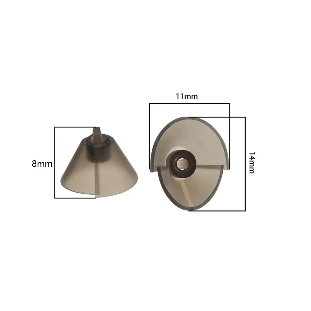 Hearing Aid Domes FitHearing Aid Standard Receiver Tulip Domes Gray Split Ear Rub Piece Hearing Amplifier - view 5