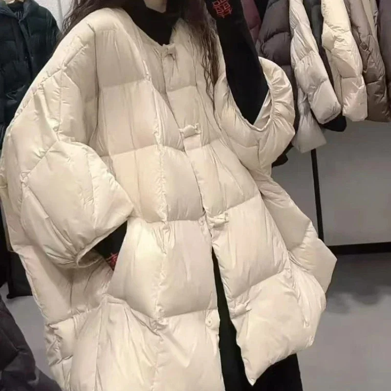 

2025 New Versatile Loose Warm Cotton Jacket Fashion Design Loose Lazy Breadman Coat