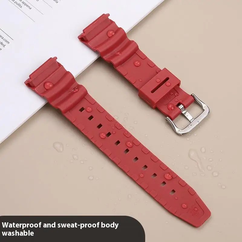 Pour mol G-shock Série SGW-100 Silicone Bracelet De Montre Étanche dehors Bracelet sgw-100 Noir Rouge Bracelet De Montre Doux