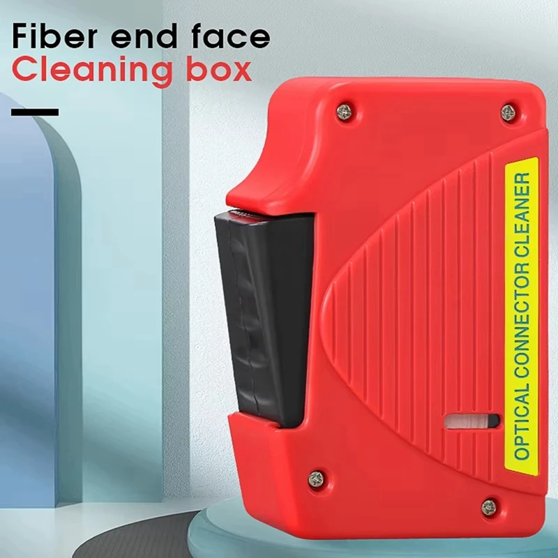 Fiber Optic Cleaner Cassette Fiber End Face Cleaning Box Pigtail Cleaner For FC/SC/ST/LC Optic Fiber Cleaner Tools