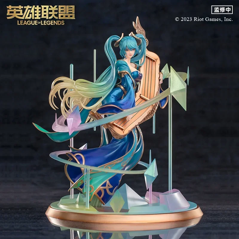 MJapos League of ATIONS End Sona Anime Figure, Original, Authentique, Collection Intensiuette, Ornements en boîte, Modèle Butter Toys, PVC 1/7, 31cm