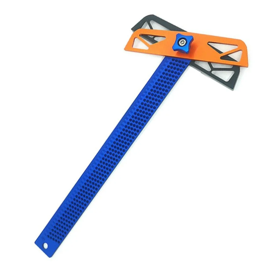 Woodworking Scribe Angle Ruler T300/T400 Aluminum T-type Ruler Scribing Gauge