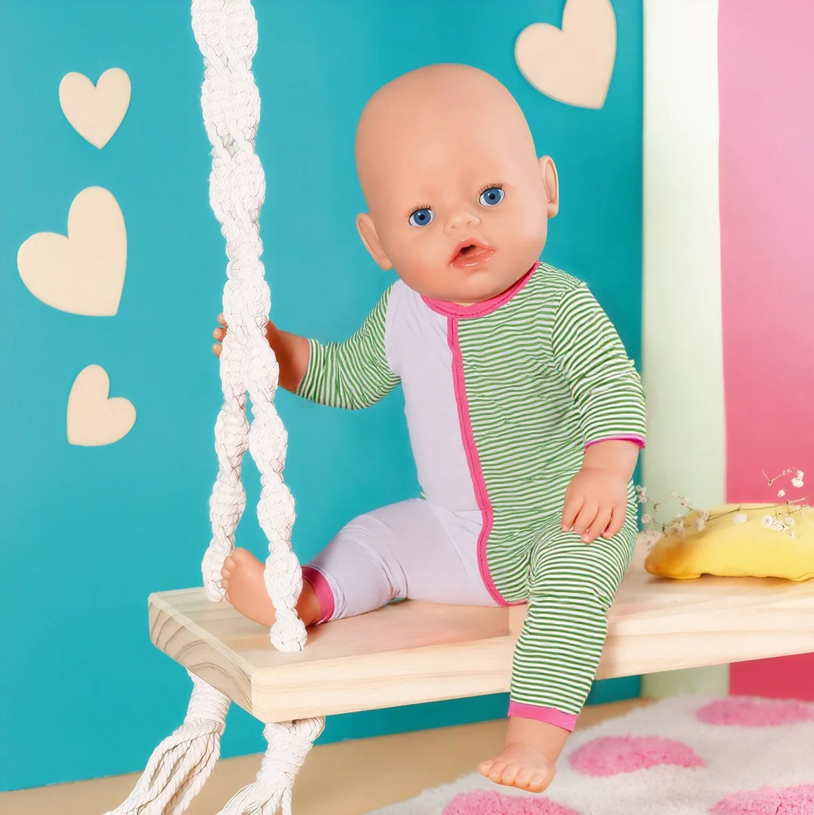 Roupas de boneca macacão saia, para 18 Polegada menina americana & 43cm reborn bebê boneca acessórios, presente de geração