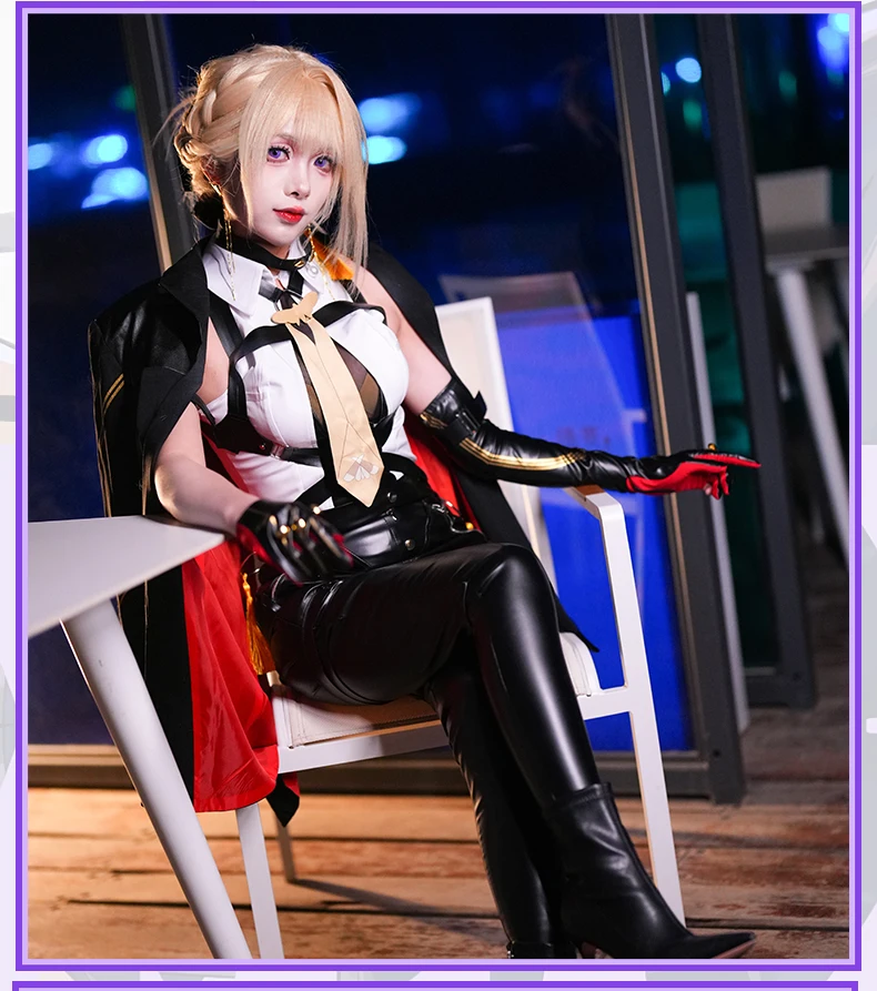 IN MAGAZZINO Nuovo Evelyn Chevalier Costume Cosplay Halloween Natale Giochi di ruolo Comico XS-3XL TAGLIA Zenless Zone Zero Gioco ZZZ COS