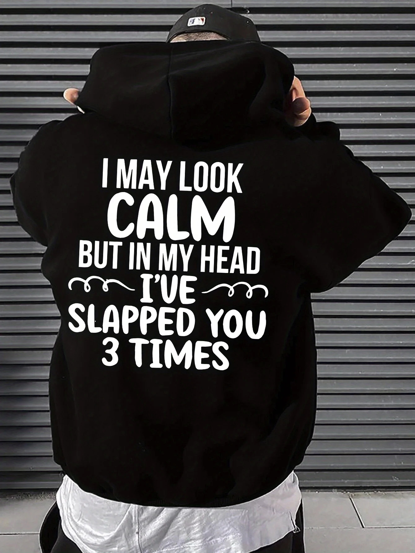 سترة رجالية فضفاضة ذات قلنسوة  - مراجعة Street Fashion Quotes وسعره