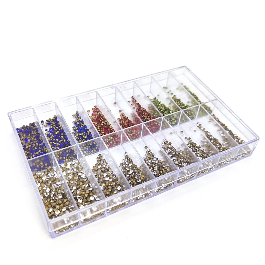 2000pcs Watch Jewellery Accessories Rhinestone Watch Parts Color Diamond Watch Screws Stones Diamond Watchmakers Repair Tool