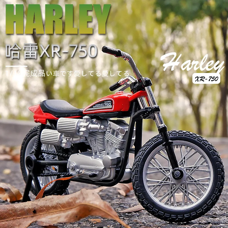 

Гоночный велосипед Maisto 1:18 Harley Davidson XR750 модель мотоцикла из сплава имитация литая металлическая игрушка мотоцикл