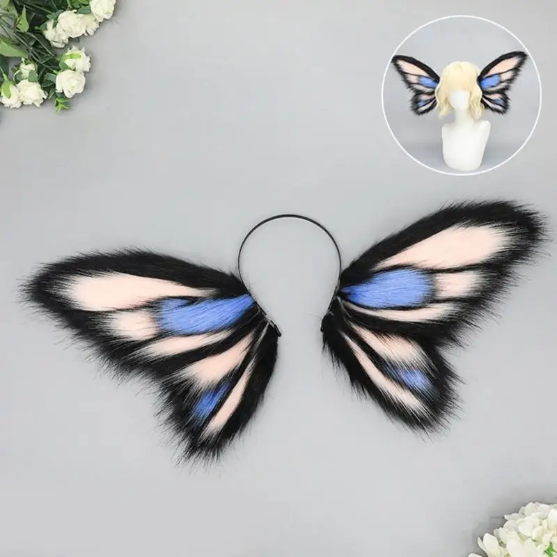 Diademas para niños 652F, aro mariposa encantador para Halloween, accesorios para fotos cumpleaños, sombreros