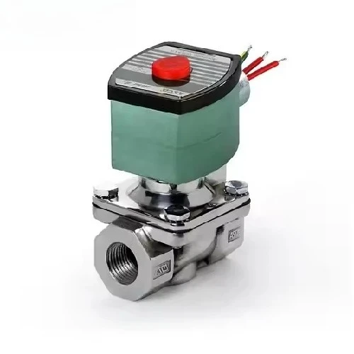 ASCO 8320G174 Industrial Solenoid Valve, Authentic 3-Way Brass Valve for Fluid Control