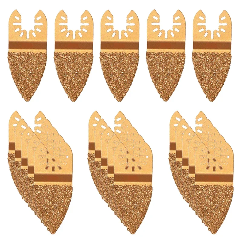 5/10/20Pcs Diamond Oscillating Multi Tool Saw Blade Set Quick Release for Renovator House DIY Multi Tools