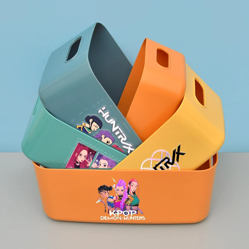 kpop-demon-hunter-Настольная-корзина-для-хранения-Прямоугольные-коробки-для-хранения-Органайзер-для-различных-вещей-Корзина-для-хранения-подходит-для-кухни-и-офиса