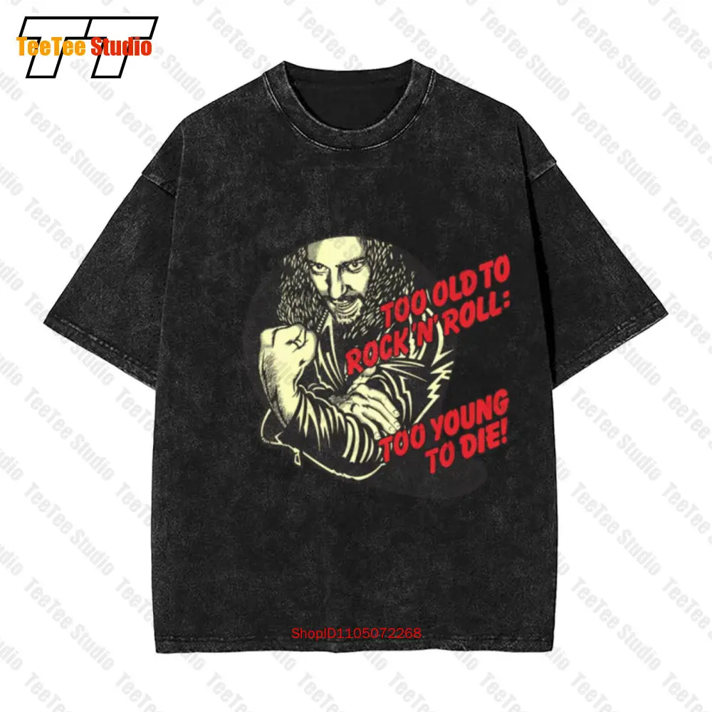 Jethro Tull Too Old To Rock N Roll Camiseta masculina vintage de grandes dimensões Música blues J0WA