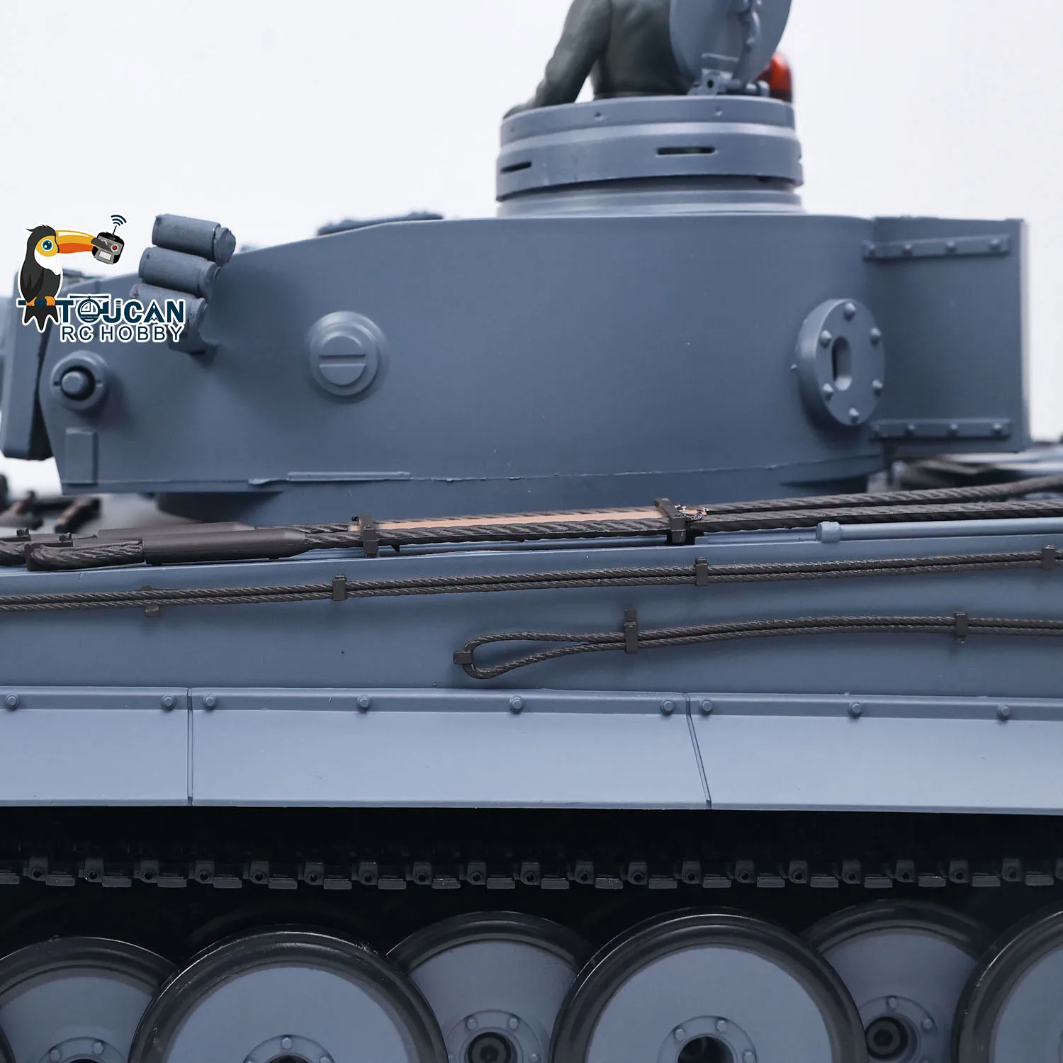 Spielzeug 1/16 Maßstab 7.0 Heng Long RC Panzer Plastik Tiger I RTR 3818 Ferngesteuertes Panzerfahrzeug-Modell für Geschenke TH17233 – Detail 22