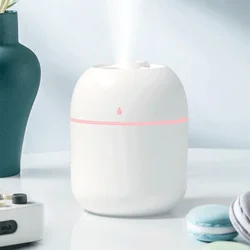 Humidificador de aire pulverizador, difusor de aire portátil para electrodomésticos, ventilador atomizador silencioso, Perfume de aromaterapia para el hogar de sobremesa de 220ml