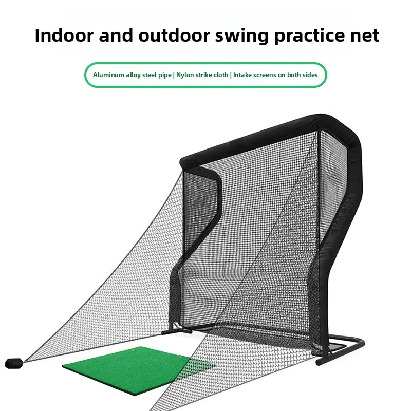 

Golf practice net indoor emulator percussion net golf swing net combination set