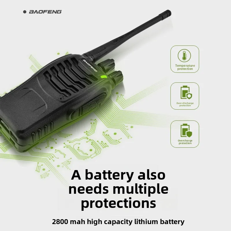 Baofeng BF‑888S Walkie‑Talkie 5W High Power Multifunctional Handheld Two‑Way Radio for Commercial Civil Outdoor Communication