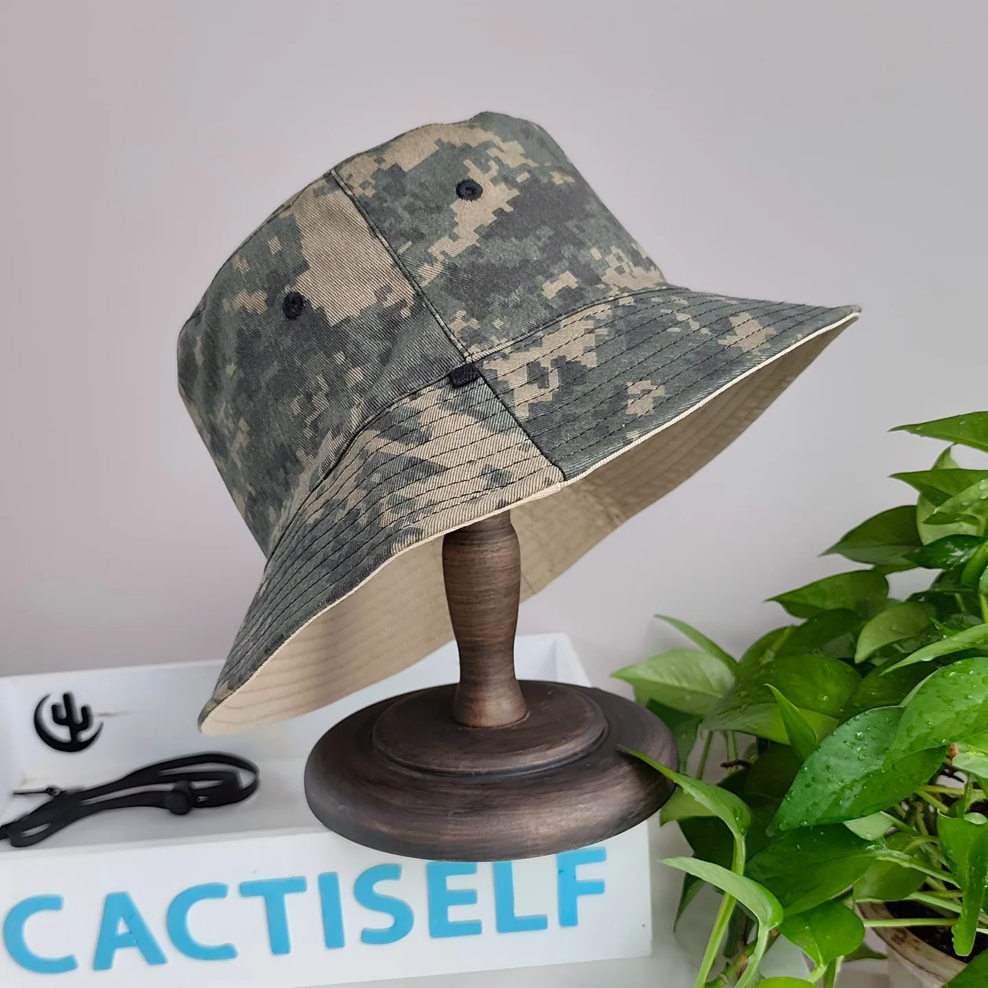Oversized Bucket Hat, Double-Sided Reversible Sun Cap, Big Head UV Protection for Men & Women