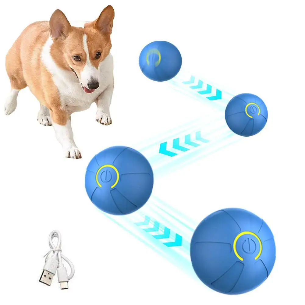 Jump Ball Electric Intelligent Dog Teasing Wear-resistant Bite Since Hi Boredom Reliever Accompany Dog Toy Anti-demolition Home