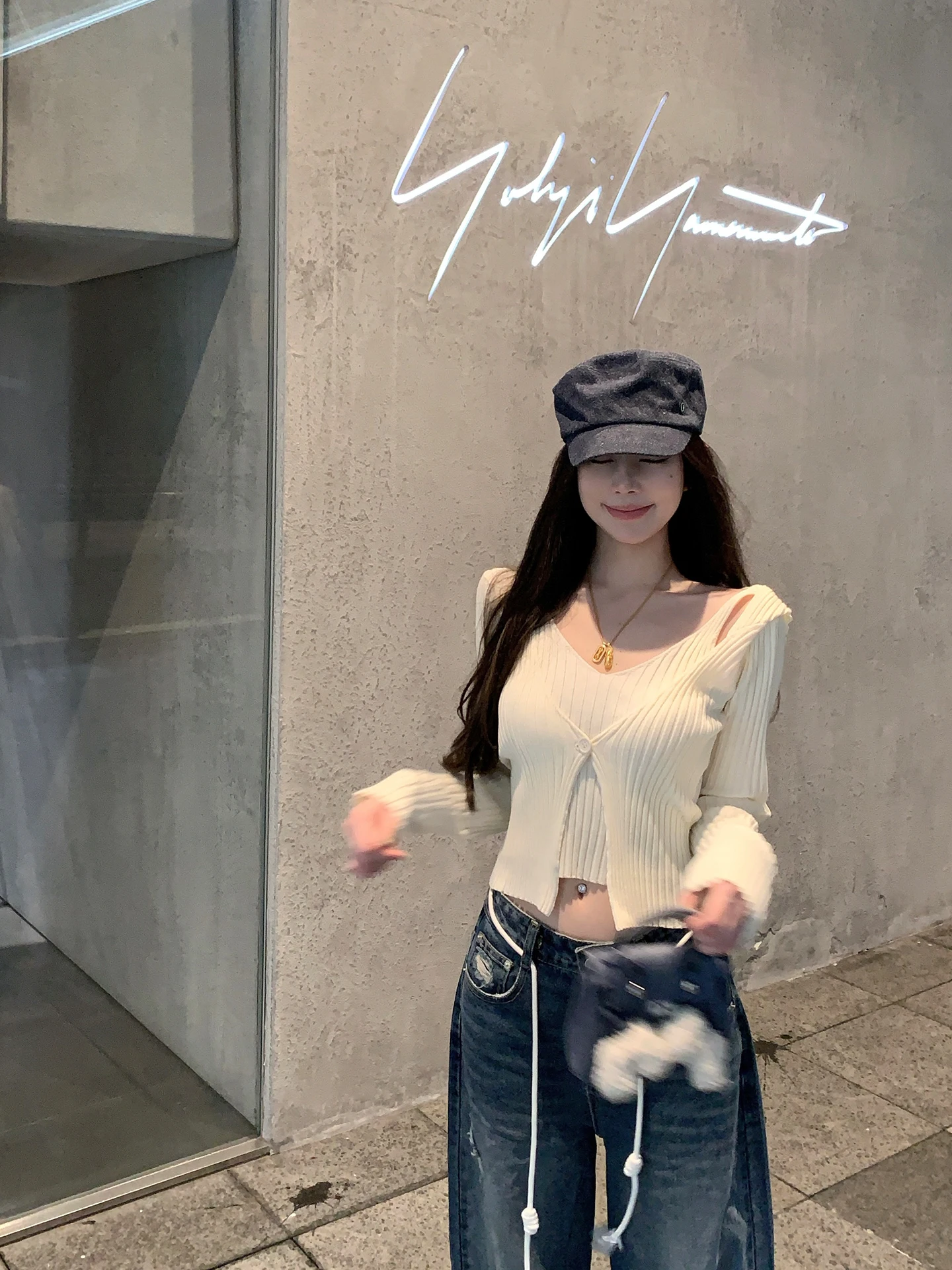 

Женский трикотажный топ Titi Little Sister Pure Oxygen Girl с капюшоном, приталенный, с длинными рукавами, весенний, повседневный, модный, цветной