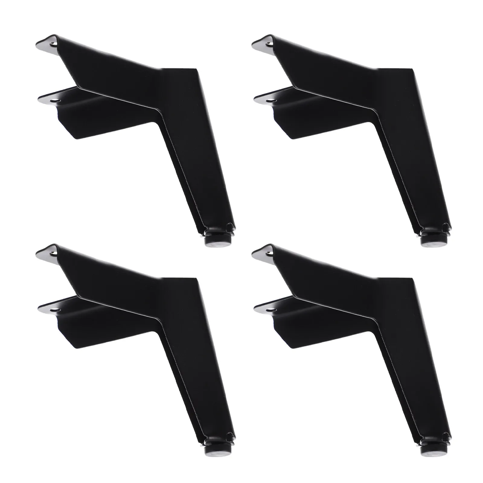 4Pcs Premium Iron Furniture Legs Triangle Support Feet for Sofa Cabinet Dresser Bed Coffee Table TV Stand Office Furniture Rust