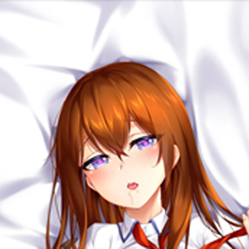 

Anime Dakimakura Pillow Case Makise Kurisu Sexy and Busty Beautiful Girl Double-Sided Halloween