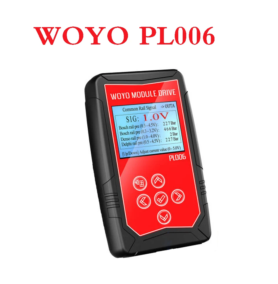 WOYO PL006 Auto Ignition Coil Test 12V Injector Solenoid Valve Stepper Motor  Fault Detect Drive Simulator Detector