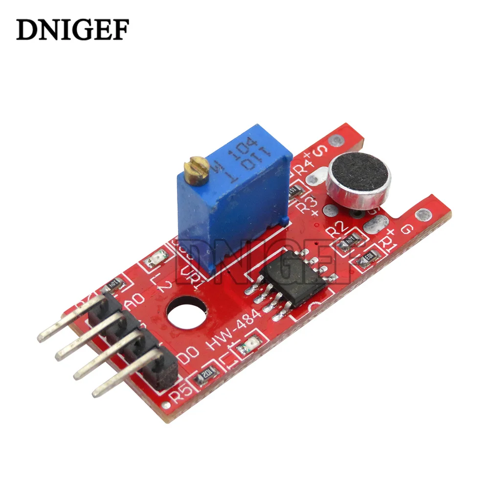 Microphone Voice Sound Sensor Module Analog Digital Output Sensors KY-038 For Arduino KY 038 High Sensitivity Sound Detection