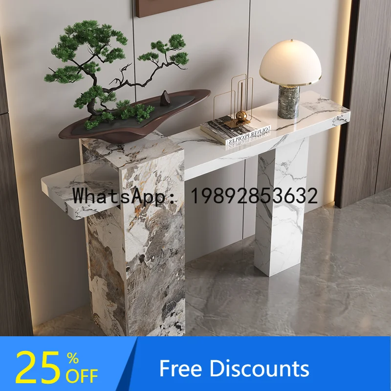 

XL is opposite the door, entrance table, marble premium entry entrance, end view table, table against the wall, side table,