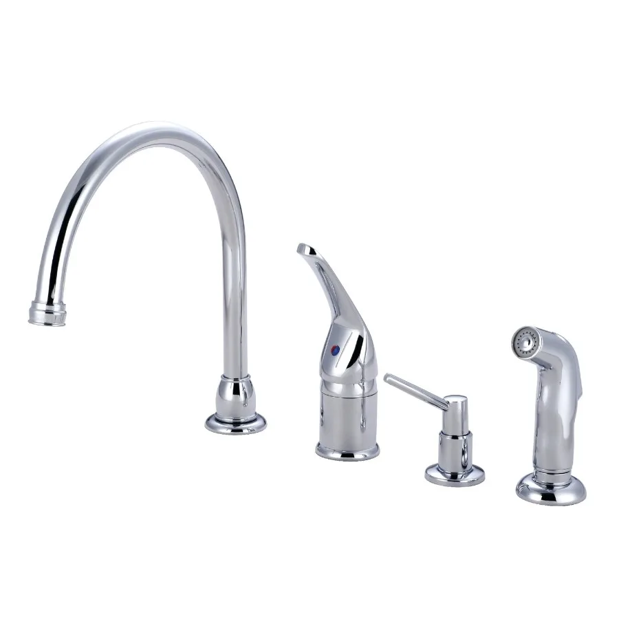 

KB821K1 Single-Handle Widespread Kitchen Faucet Polished Chrome