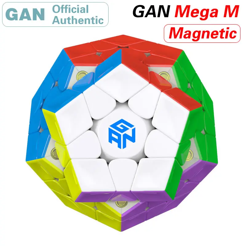 GAN Magnetic 3x3x3 Megaminxeds Magic Cube 3x3 Dodecahedron Magnet Mega M Professional Speed Cube Puzzle Educational Toys