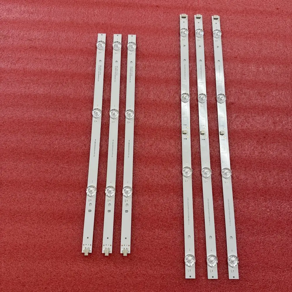 

3pcs/set LED Backlight Strip For 7LED 42G6F MS-L2570 V2 V1 JL.D43071330-002AS-M_V0 Voor PTV43G50 PTV43G50SN