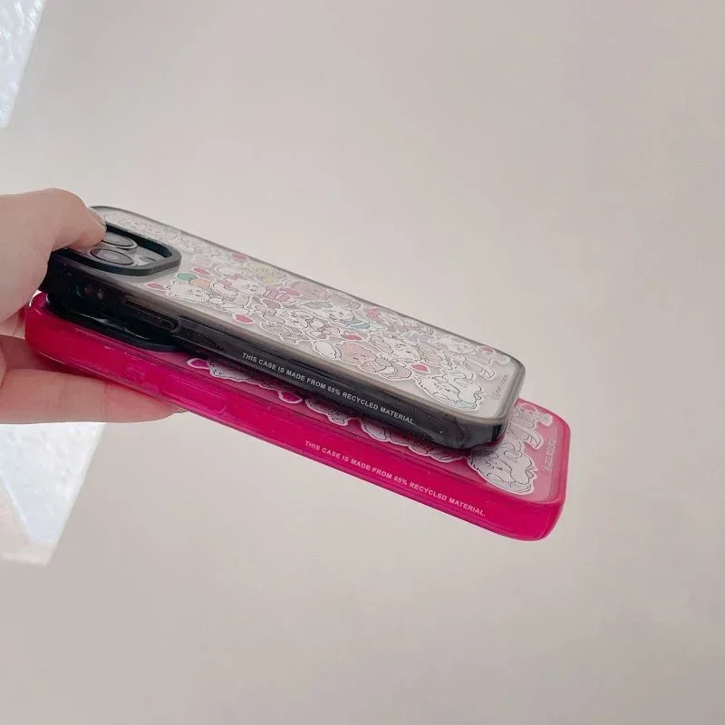 2.5 Acrylic Cute Cat iPhone 12 13 15 14 Pro Max Protective Case, Fits iPhone 15 Pro Max