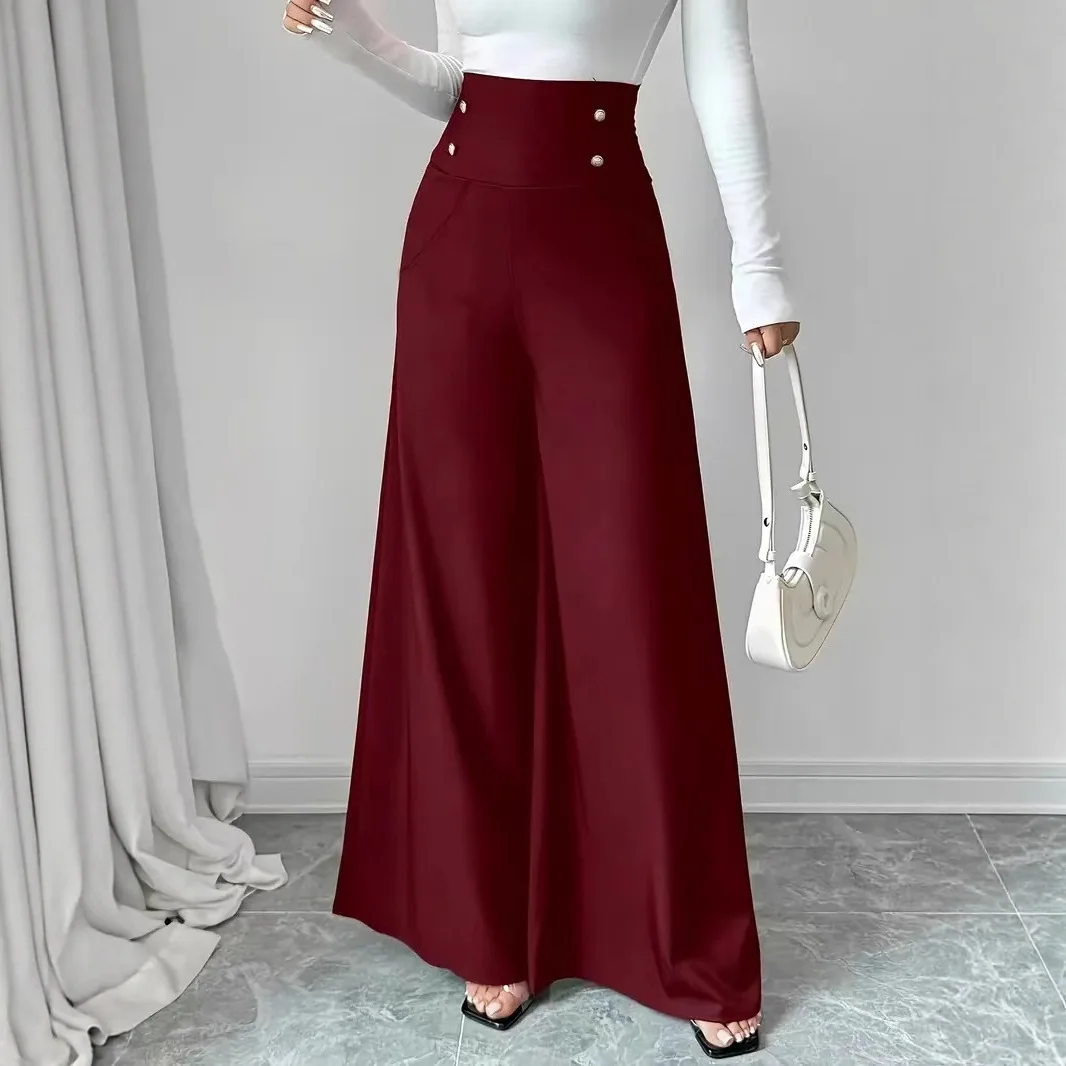 Pants Straight Office Trendy Comfortable Breathable - Image 4
