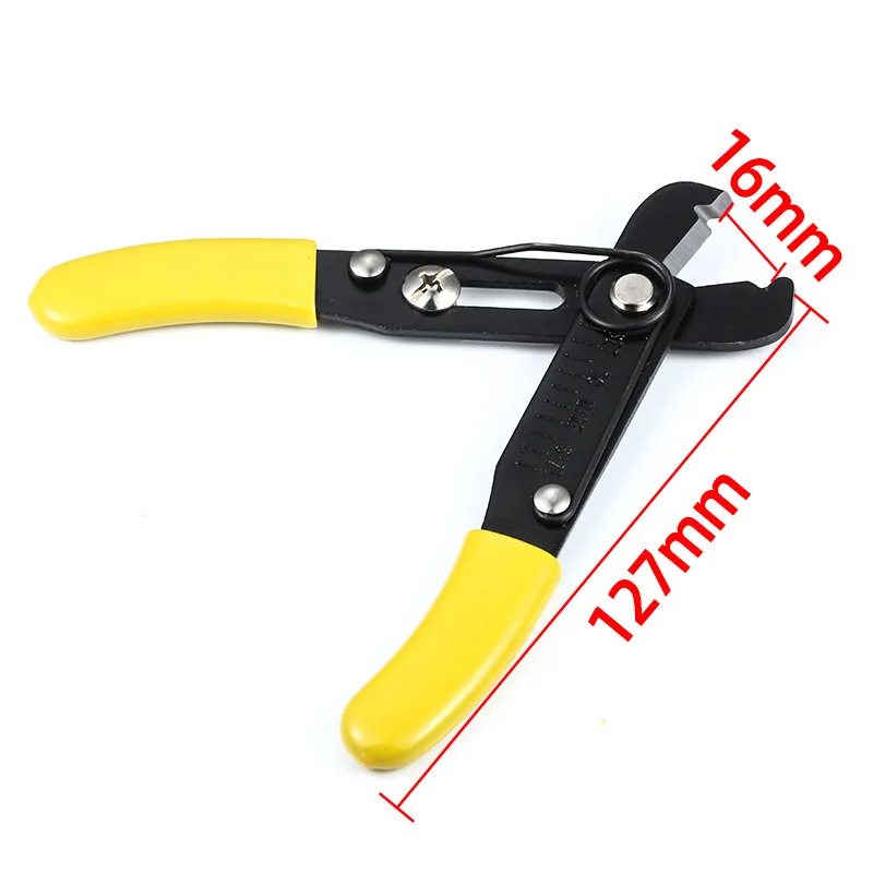 1pcs Single Hole Wire Stripper 5''/125mm 65# Mn Steel Wire Stripper Crimping Tool Durable Hand Tools