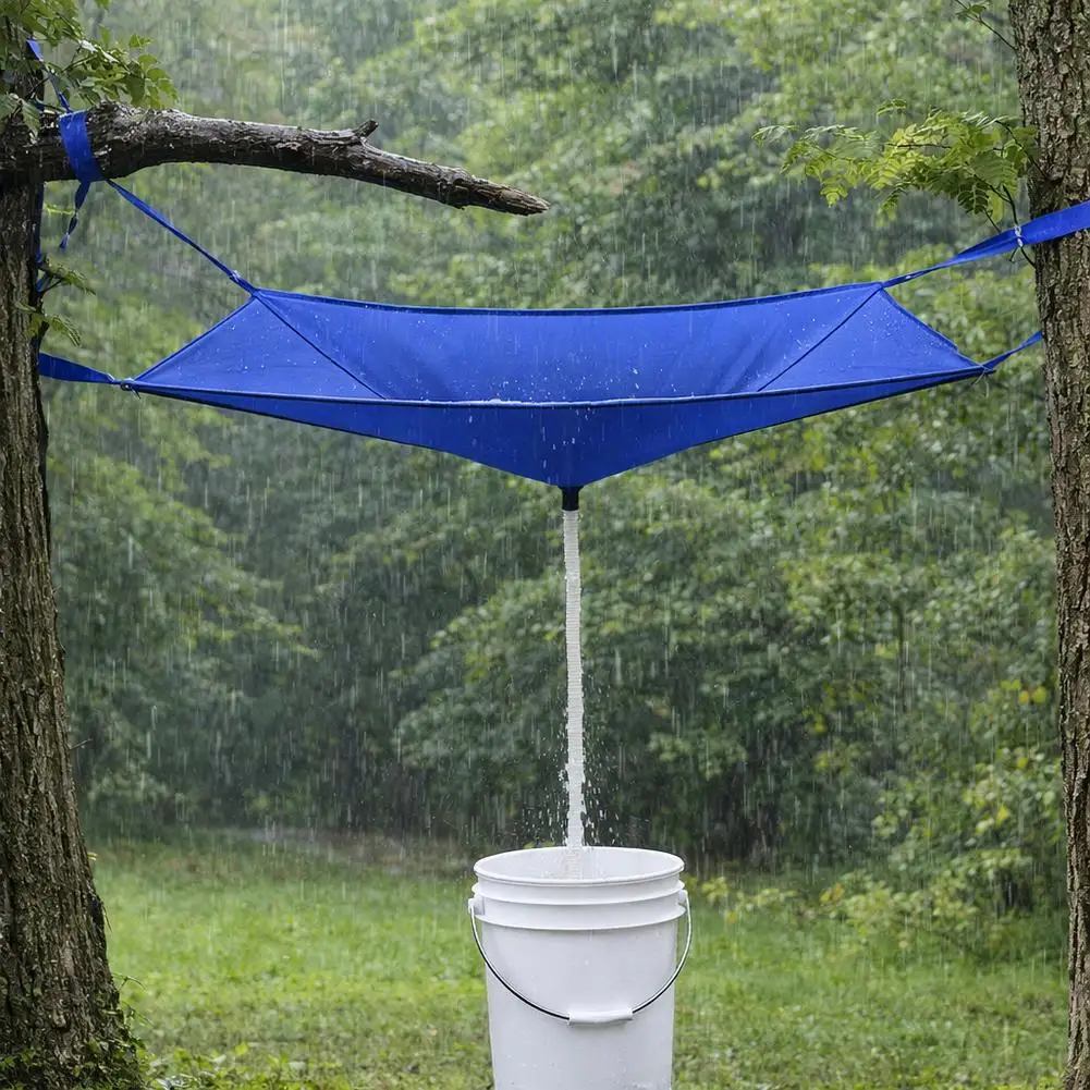 Regenfänger für Garten: Wasserfangtuch mit Schlauch und Filter für Rasen und Garten – Detail 14