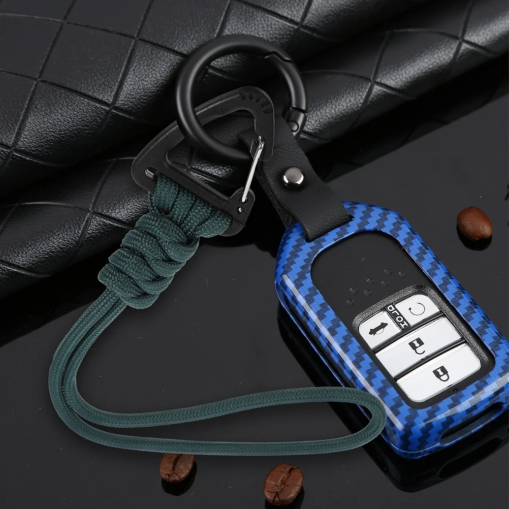 

1pcs Multi-Functional Carabiner Lanyard Anti-Lost Wrist Strap Outdoor Survival Braided Keychain Cord Durable Rustproof For Keys
