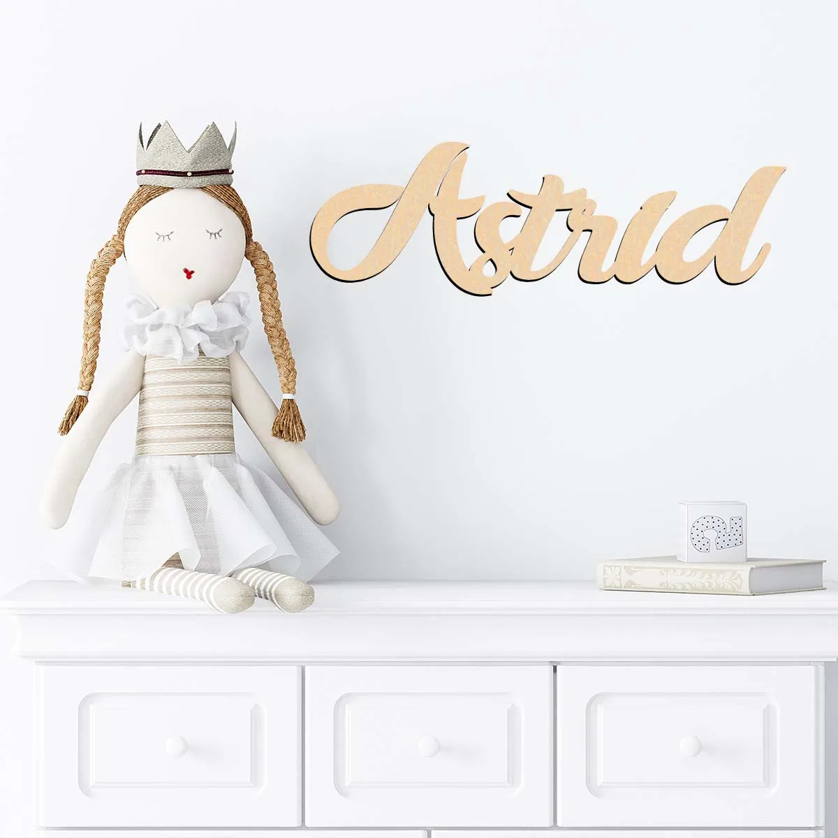 1 قطعة مثال مضحك Astild اسم مخصص علامة خشبية مقطوعة بالليزر لوحة خشبية مصنوعة يدوياً مع حروف مخطوطة أنيقة