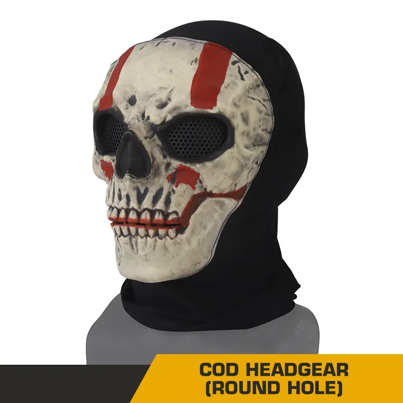 

Призрачный Череп Маска Косплей Костюмы для Хэллоуина Реквизит для фильмов и ТВ Черный эластичный материал Костюм Игра